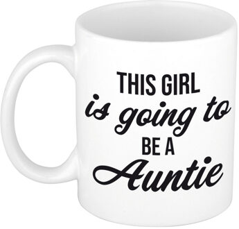 Bellatio Decorations This girl is going to be auntie kado mok / beker wit - cadeau tante