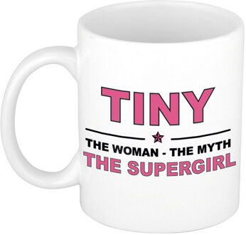 Bellatio Decorations Tiny The woman, The myth the supergirl cadeau koffie mok / thee beker 300 ml