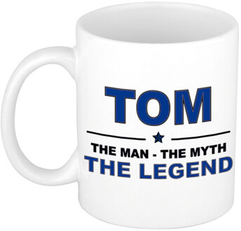 Bellatio Decorations Tom The man, The myth the legend cadeau koffie mok / thee beker 300 ml