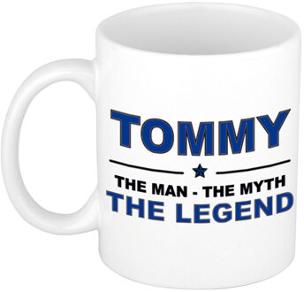 Bellatio Decorations Tommy The man, The myth the legend pensioen cadeau mok/beker 300 ml