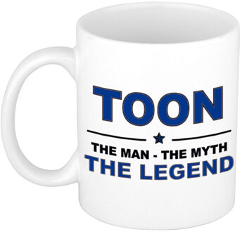 Bellatio Decorations Toon The man, The myth the legend cadeau koffie mok / thee beker 300 ml
