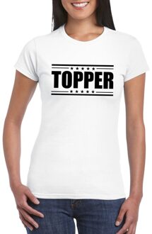 Bellatio Decorations Topper t-shirt wit dames