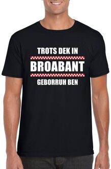 Bellatio Decorations Trots Dek In Broabant Geborruh Ben heren T-shirt zwart 2XL