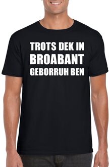 Bellatio Decorations Trots Dek In Broabant Geborruh Ben heren T-shirt zwart