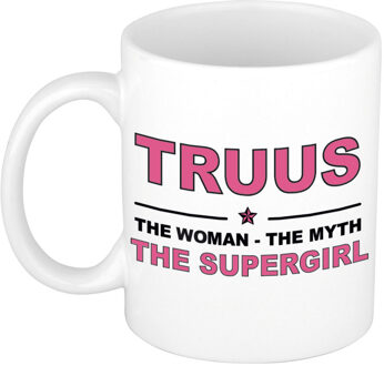Bellatio Decorations Truus The woman, The myth the supergirl pensioen cadeau mok/beker 300 ml