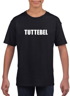 Bellatio Decorations Tuttebel tekst t-shirt zwart meisjes