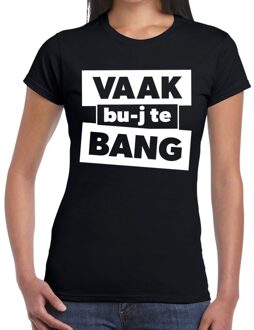 Bellatio Decorations Vaak bujte bang festival t-shirt zwart dames 2XL