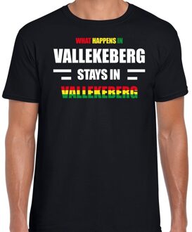 Bellatio Decorations Valkenburg/Vallekeberg Carnaval outfit / t- shirt zwart heren 2XL