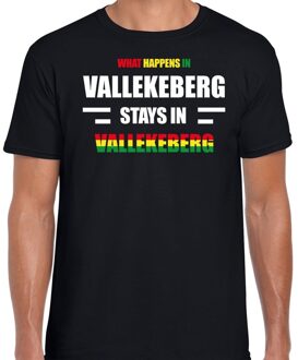Bellatio Decorations Valkenburg/Vallekeberg Carnaval outfit / t- shirt zwart heren