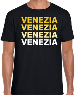 Bellatio Decorations Venezia / Venetie t-shirt zwart voor heren 2XL