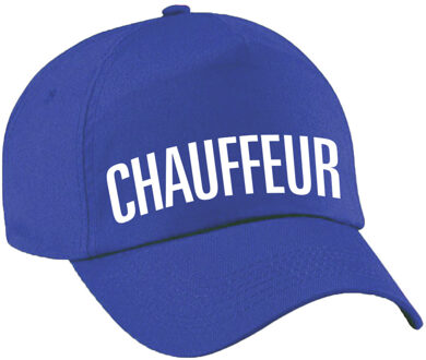 Bellatio Decorations Verkleed pet voor volwassenen - chauffeur - blauw - taxi - vrachtwagen - trucker - carnaval