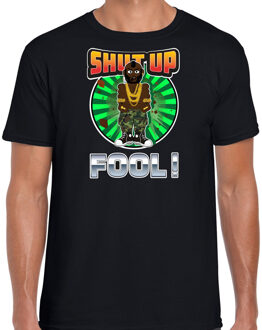 Bellatio Decorations Verkleed t-shirt voor heren - BA baracus - a team - tv serie - Shut up fool! L