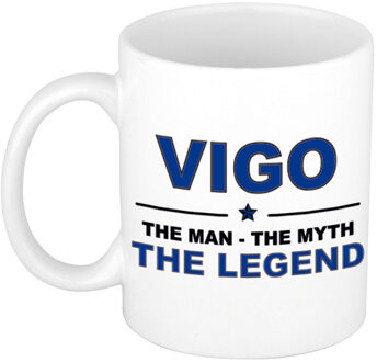 Bellatio Decorations Vigo The man, The myth the legend pensioen cadeau mok/beker 300 ml