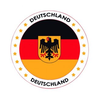 Bellatio Decorations Viltjes met Duitse vlag opdruk