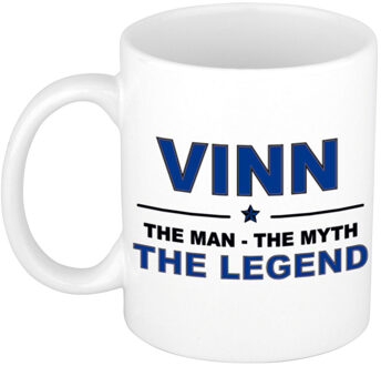 Bellatio Decorations Vinn The man, The myth the legend cadeau koffie mok / thee beker 300 ml