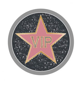 Bellatio Decorations VIP/Hollywood thema print bierviltjes/onderzetters - 25x stuks - Feestartikelen en versieringen