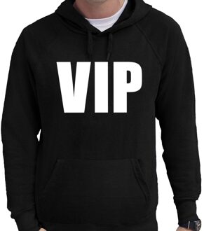 Bellatio Decorations VIP tekst hoodie zwart voor heren 2XL