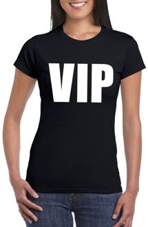 Bellatio Decorations VIP tekst t-shirt zwart dames 2XL