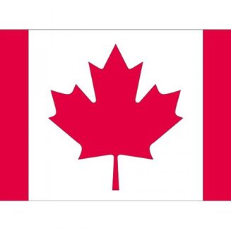 Bellatio Decorations Vlag Canada stickers