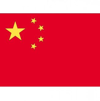 Bellatio Decorations Vlag China stickers