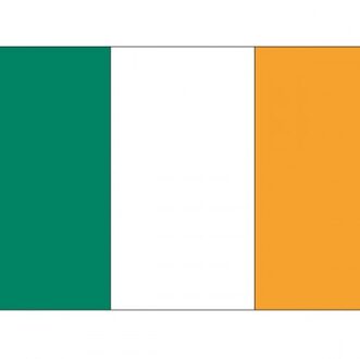 Bellatio Decorations Vlag Ierland stickers