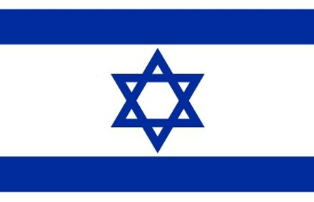 Bellatio Decorations Vlag Israel stickers