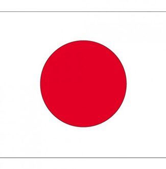 Bellatio Decorations Vlag Japan stickers