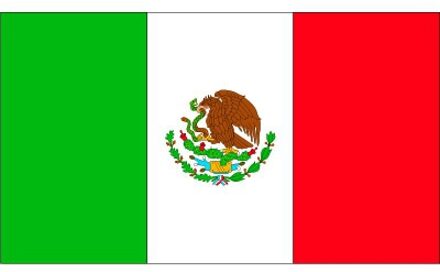 Bellatio Decorations Vlag Mexico stickers