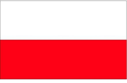 Bellatio Decorations Vlag Polen stickers