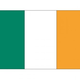 Bellatio Decorations Vlag van Ierland plakstickers Multi