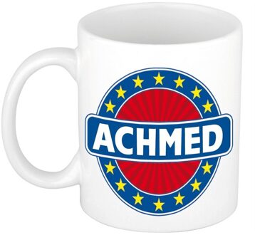 Bellatio Decorations Voornaam Achmed koffie/thee mok of beker - Naam mokken Multikleur