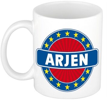 Bellatio Decorations Voornaam Arjen koffie/thee mok of beker - Naam mokken Multikleur