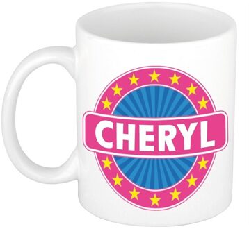 Bellatio Decorations Voornaam Cheryl koffie/thee mok of beker - Naam mokken Multikleur