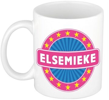 Bellatio Decorations Voornaam Elsemieke koffie/thee mok of beker - Naam mokken Multikleur