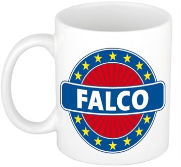 Bellatio Decorations Voornaam Falco koffie/thee mok of beker - Naam mokken
