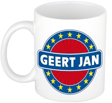 Bellatio Decorations Voornaam Geert jan koffie/thee mok of beker - Naam mokken Multikleur