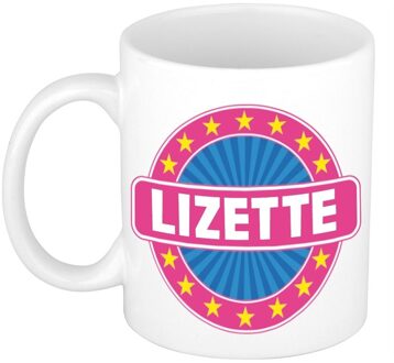 Bellatio Decorations Voornaam Lizette koffie/thee mok of beker - Naam mokken Multikleur