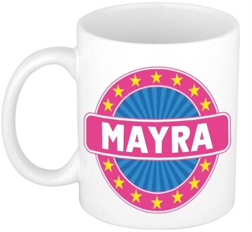 Bellatio Decorations Voornaam Mayra koffie/thee mok of beker - Naam mokken Multikleur