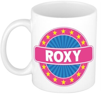 Bellatio Decorations Voornaam Roxy koffie/thee mok of beker - Naam mokken Multikleur