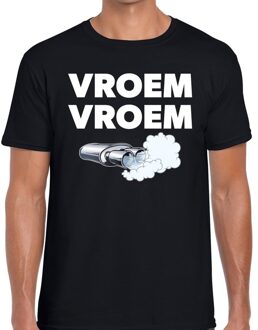 Bellatio Decorations Vroem vroem festival t-shirt zwart heren 2XL