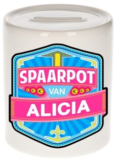 Bellatio Decorations Vrolijke Alicia spaarpotten voor kinderen Multi