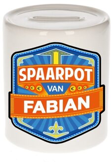 Bellatio Decorations Vrolijke Fabian spaarpotten voor kinderen Multi