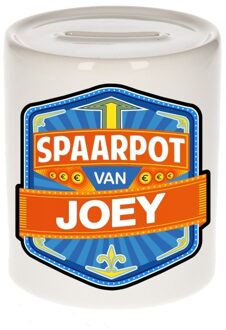 Bellatio Decorations Vrolijke kinder spaarpot voor Joey - Spaarpotten Multikleur