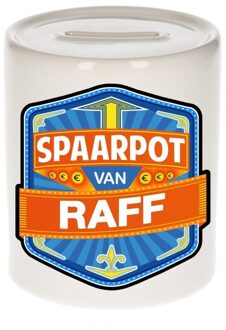 Bellatio Decorations Vrolijke kinder spaarpot voor Raff - Spaarpotten Multikleur