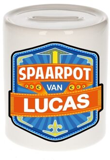 Bellatio Decorations Vrolijke Lucas spaarpotten voor kinderen Multi