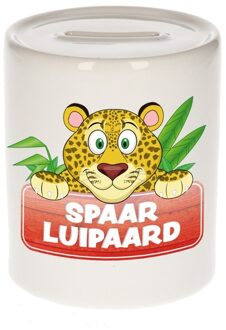 Bellatio Decorations Vrolijke luiluipaarden spaarpotten 9 cm Multi