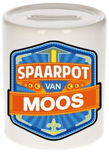 Bellatio Decorations Vrolijke Moos spaarpotten voor kinderen Multi