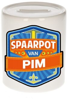 Bellatio Decorations Vrolijke Pim spaarpotten voor kinderen Multi