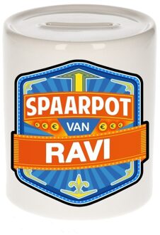 Bellatio Decorations Vrolijke Ravi spaarpotten voor kinderen Multi