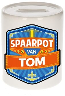 Bellatio Decorations Vrolijke Tom spaarpotten voor kinderen Multi